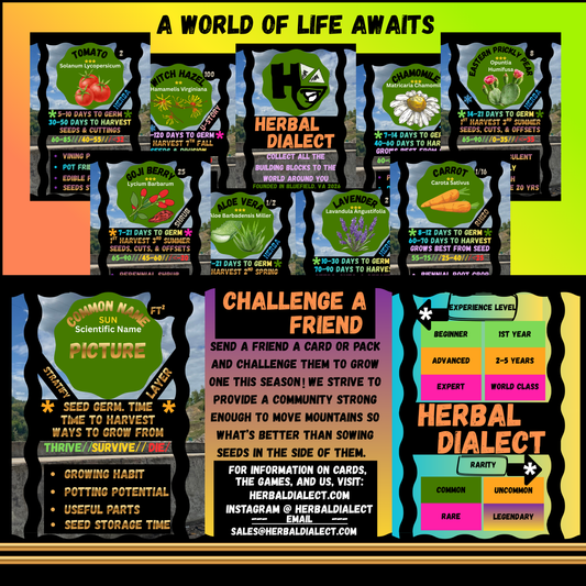 50 DECKS - HERBAL DIALECT 55 CARD DECKS - SHARE or BECOME A DISTRIBUTER