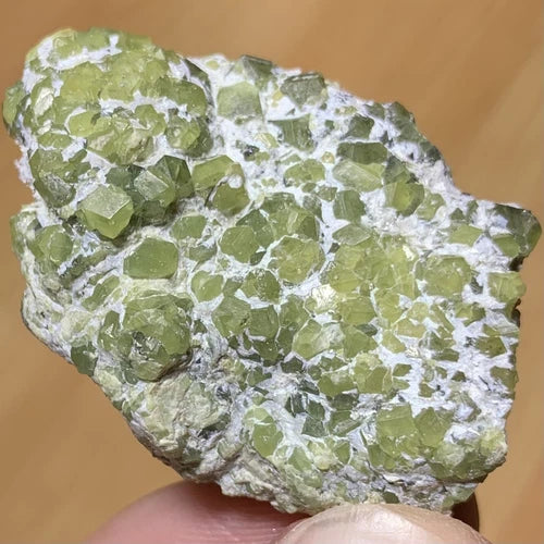 Demantoid Garnet Crystal Cluster from AFGHANISTAN