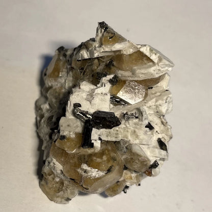 Acmite Analcime Biotite & Titanite Crystals 3M Qry Pulaski Co ARKANSAS USA