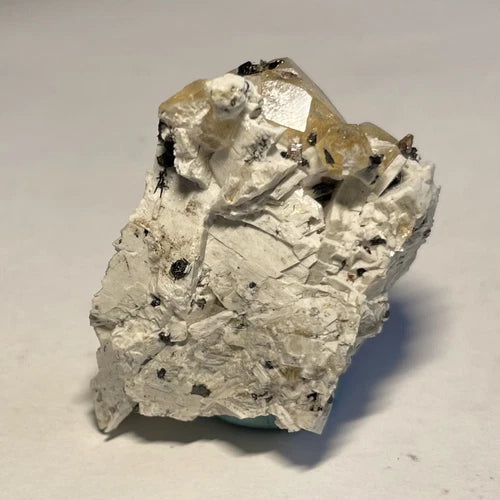 Acmite Analcime Biotite & Titanite Crystals 3M Qry Pulaski Co ARKANSAS USA