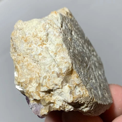 Amethyst Quartz Crystal In Calcite Muqur Ghazni AFGHANISTAN 59g