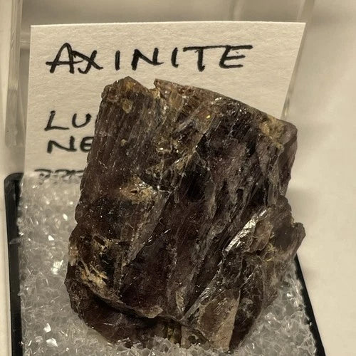 Axinite Crystal Luning Mineral Co NEVADA USA 1978