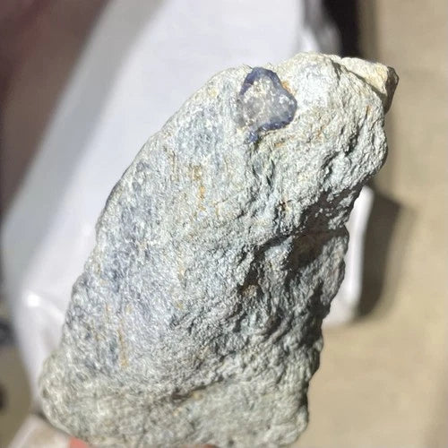 Benitoite Crystals In Crossite Matrix San Benito Co CALIFORNIA USA