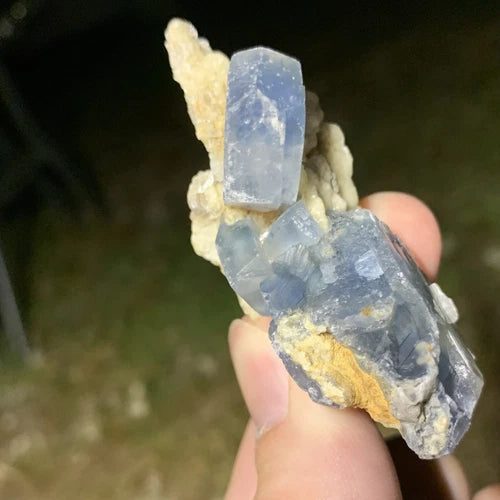 Celestine Crystals on Matrix Badakhshan AFGHANISTAN 47g