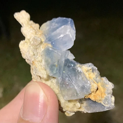 Celestine Crystals on Matrix Badakhshan AFGHANISTAN 47g