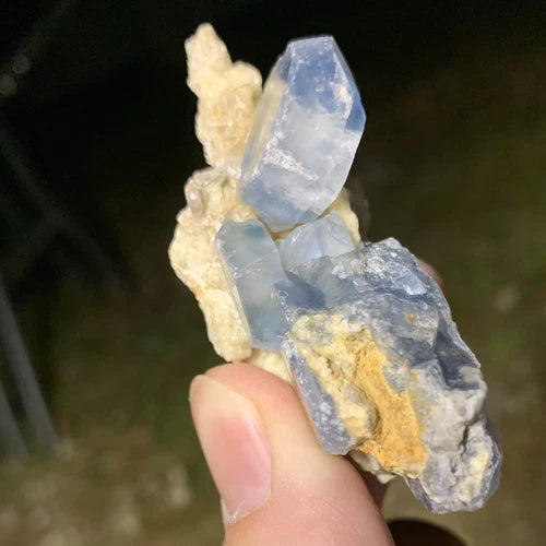 Celestine Crystals on Matrix Badakhshan AFGHANISTAN 47g