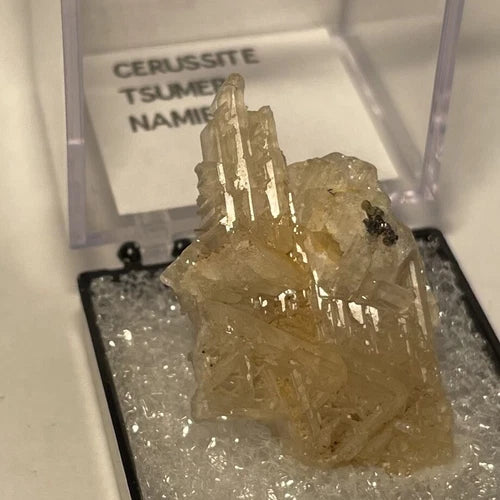 Cerussite Crystal Tsumeb NAMIBIA - Reticulated -