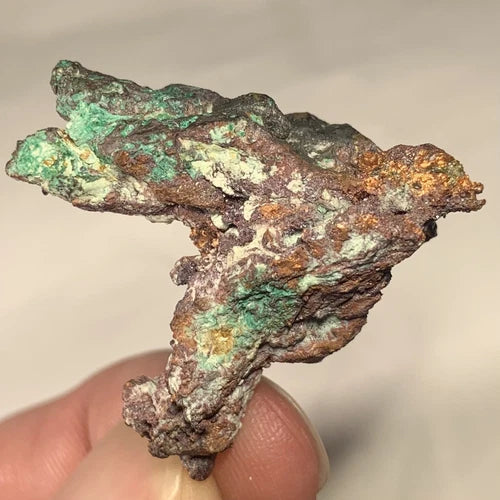 Cuprite & Native Copper Nugget Keweenaw Co MICHIGAN USA 22g