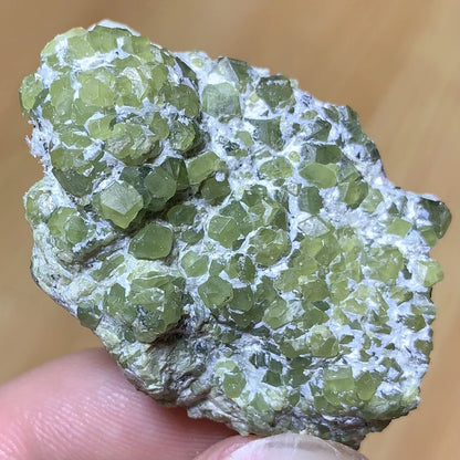 Demantoid Garnet Crystal Cluster from AFGHANISTAN