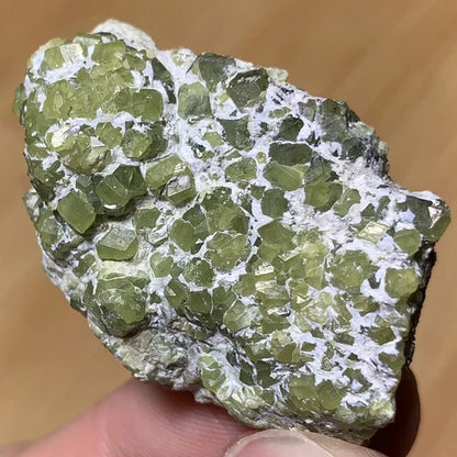 Demantoid Garnet Crystal Cluster from AFGHANISTAN