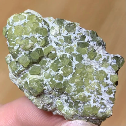 Demantoid Garnet Crystal Cluster from AFGHANISTAN