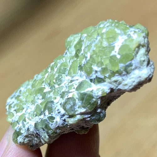 Demantoid Garnet Crystal Cluster from AFGHANISTAN