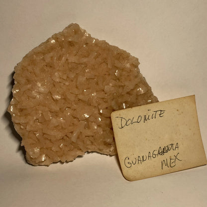 Dolomite Crystal Plate Guanajuato MEXICO 65g