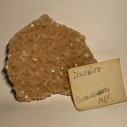 Dolomite Crystal Plate Guanajuato MEXICO 65g