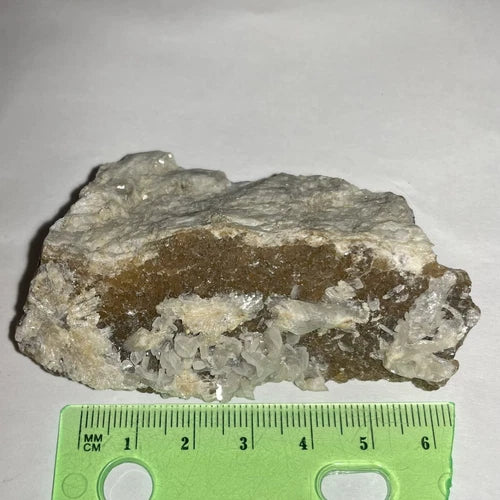 Fairfieldite & Fluorapatite Crystals Foote Mine Cleveland Co NORTH CAROLINA USA