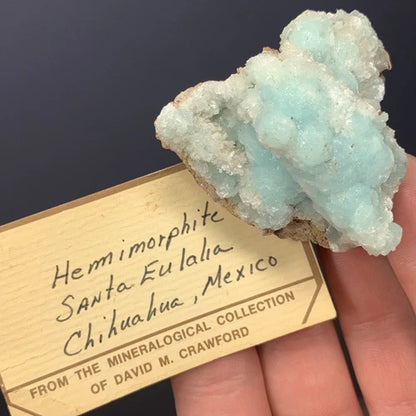 Hemimorphite (Cuprian) Crystals Santa Eulalia Chihuahua MEXICO 62g