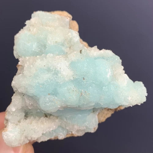 Hemimorphite (Cuprian) Crystals Santa Eulalia Chihuahua MEXICO 62g