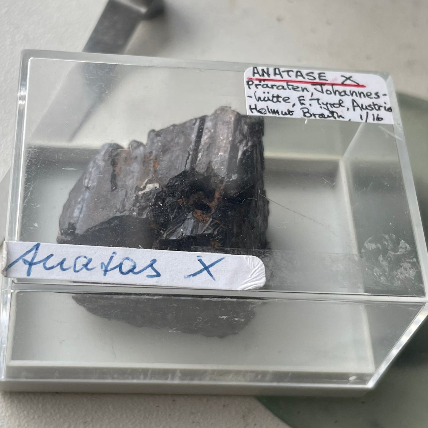 Anatase (Large) Crystal Präraten Johanneshütte Tyrol AUSTRIA