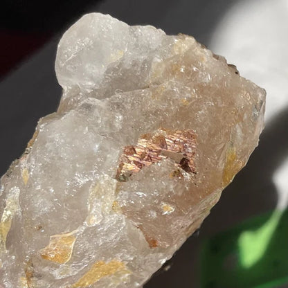 Sagenite Rutile & Muscovite Mica Crystals On Quartz Cleveland Co NORTH CAROLINA