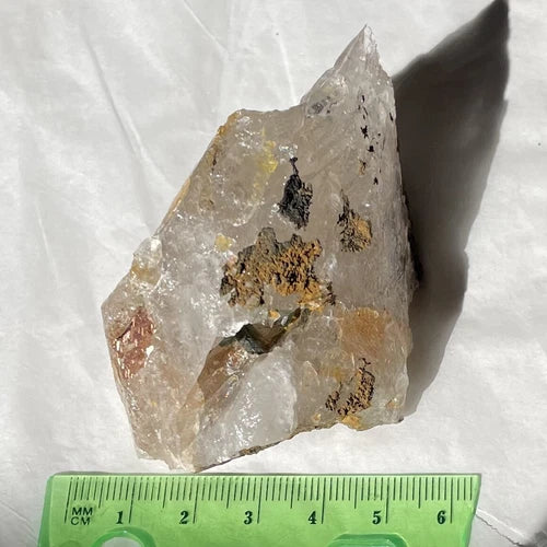 Sagenite Rutile & Muscovite Mica Crystals On Quartz Cleveland Co NORTH CAROLINA