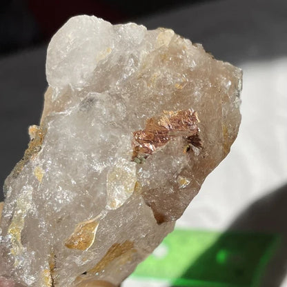 Sagenite Rutile & Muscovite Mica Crystals On Quartz Cleveland Co NORTH CAROLINA