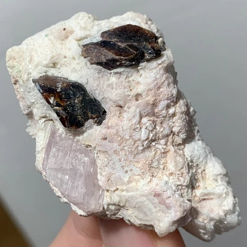 Tantalite & Kunzite Crystals On Matrix Kunar AFGHANISTAN 45g