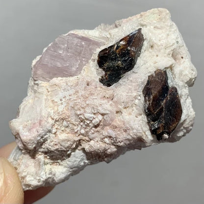 Tantalite & Kunzite Crystals On Matrix Kunar AFGHANISTAN 45g
