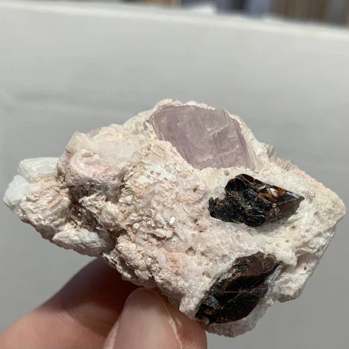 Tantalite & Kunzite Crystals On Matrix Kunar AFGHANISTAN 45g