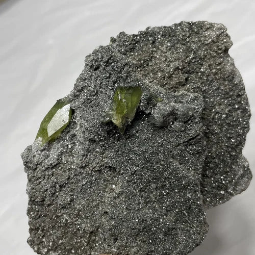 Titanite / Sphene Crystals On Matrix Tormiq Valley Haramosh Roundu Gilgit-Baltistan PAKISTAN