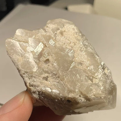 Tourmaline On Double Terminated Smokey Quartz Crystal Malkhan RUSSIA 85g