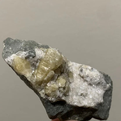Welogonite Crystals On Matrix Francon Qry Quebec CANADA