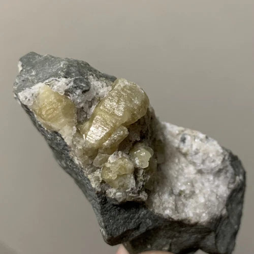 Welogonite Crystals On Matrix Francon Qry Quebec CANADA